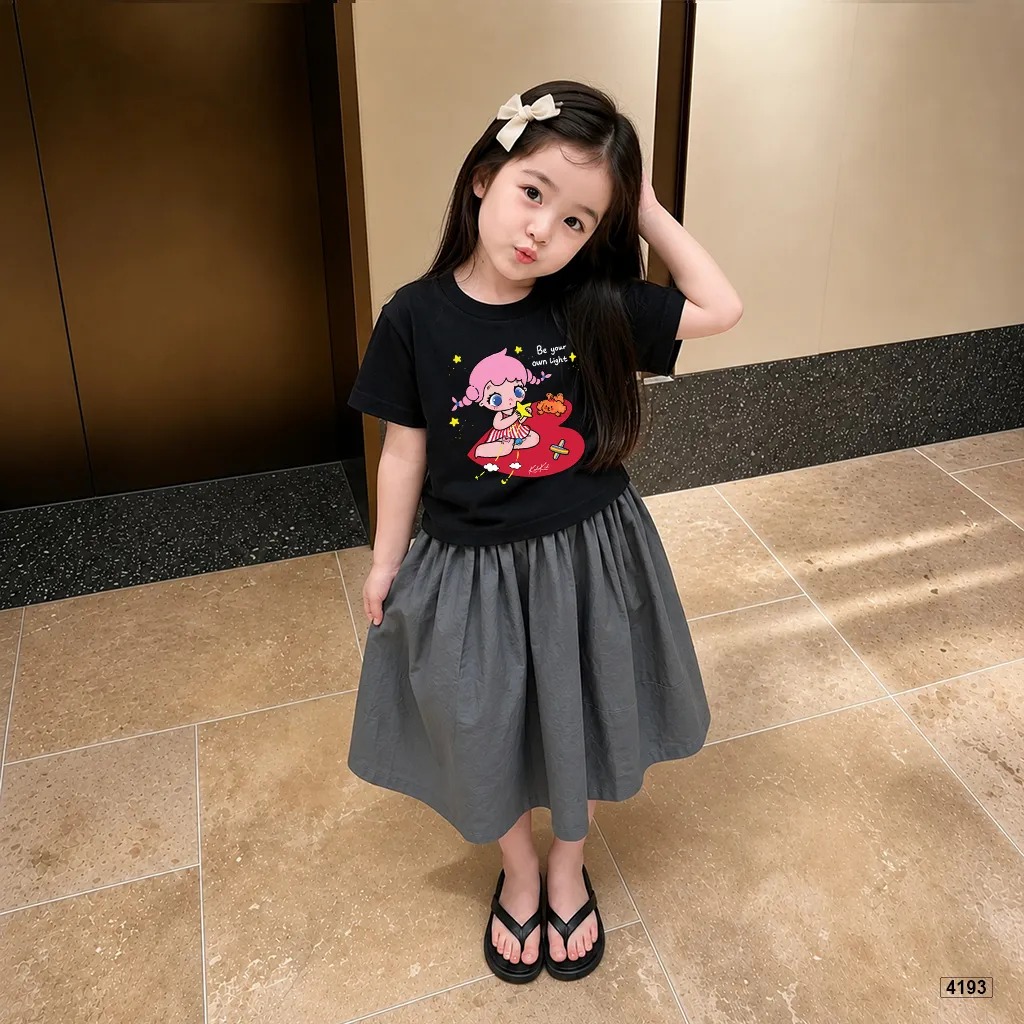 Áo thun bé gái Sweet Heart dễ thương Kado 4193_thumbnail_4
