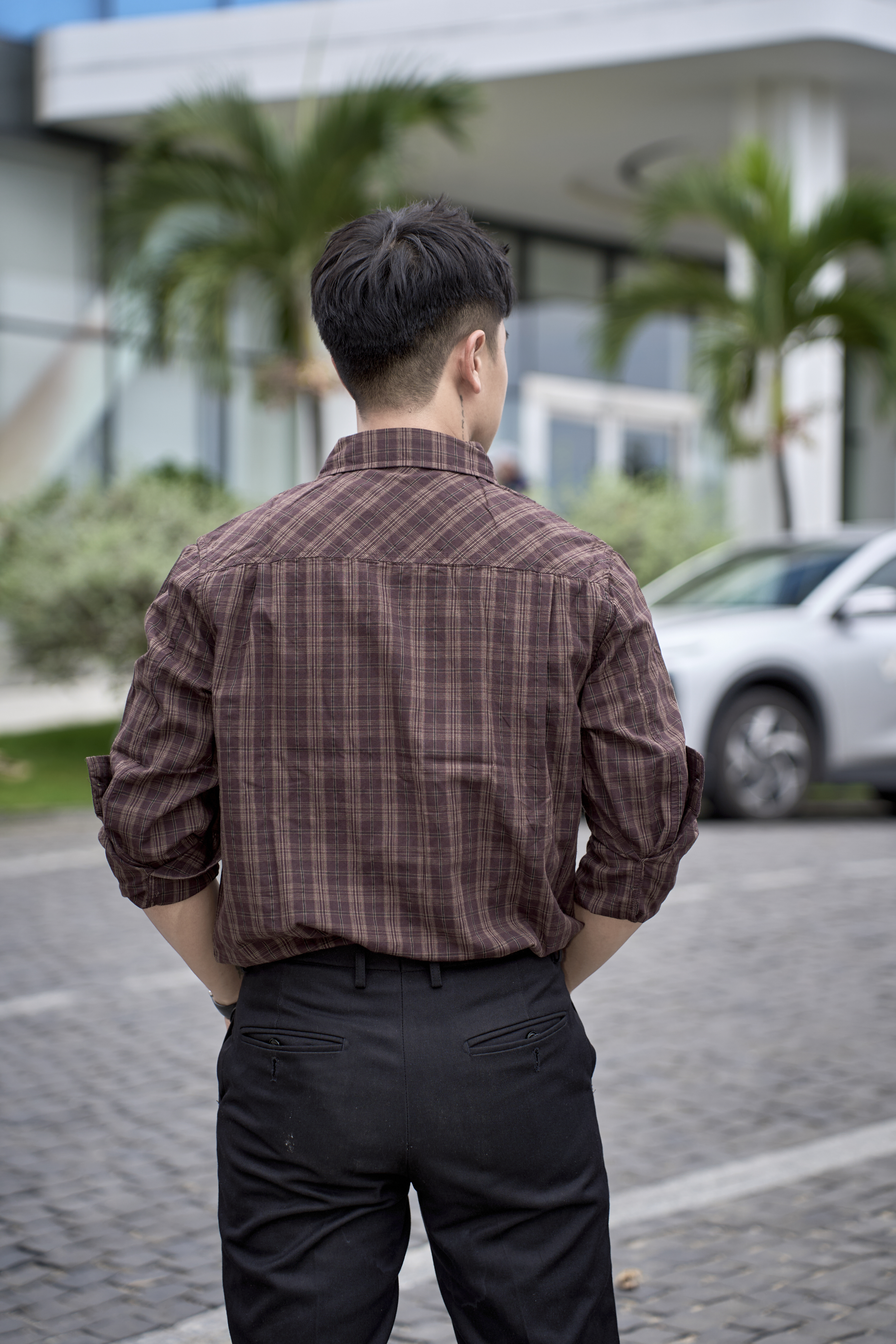 SA114 - Áo sơ mi nam kẻ caro in chữ phong cách streetwear dáng rộng_thumbnail_8