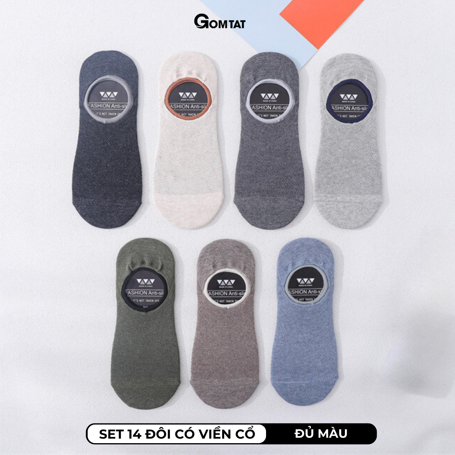 Combo tất lười nam chống tuột gót GOMTAT, vớ lười nam mùa hè đi giày lười cao cấp - MIA-1402_thumbnail_18
