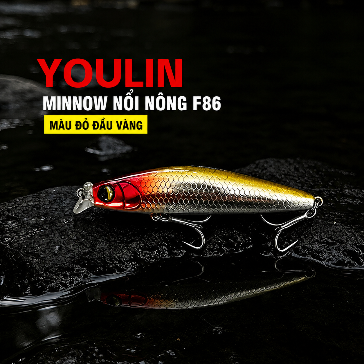 Mồi Minnow Nổi Shallow F86 Lưỡi BKK Siêu Bén_thumbnail_11