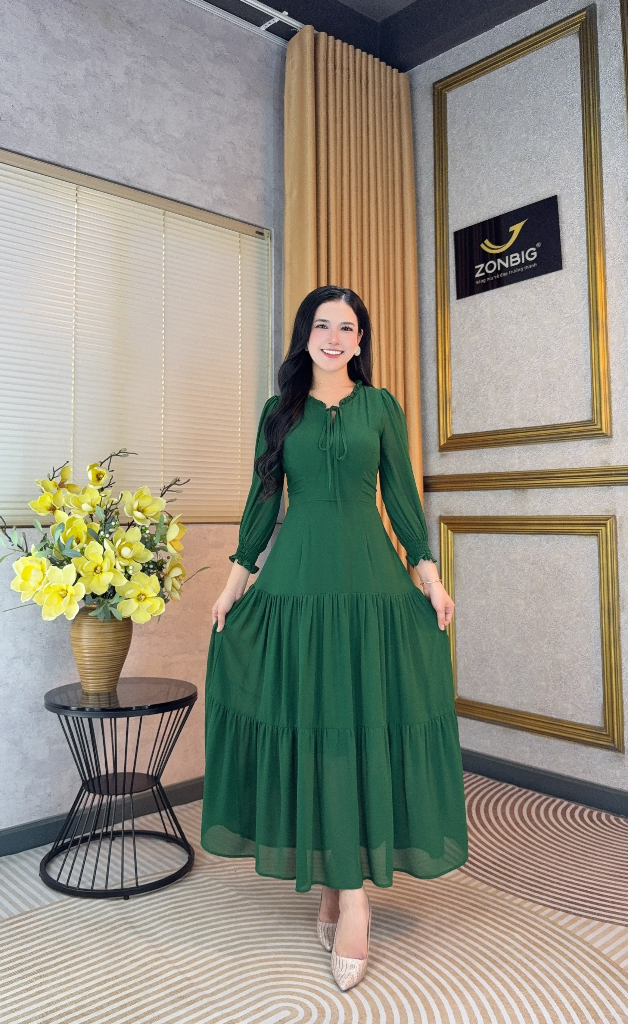 Đầm maxi - Y2224 - Thương hiệu ZONBIG