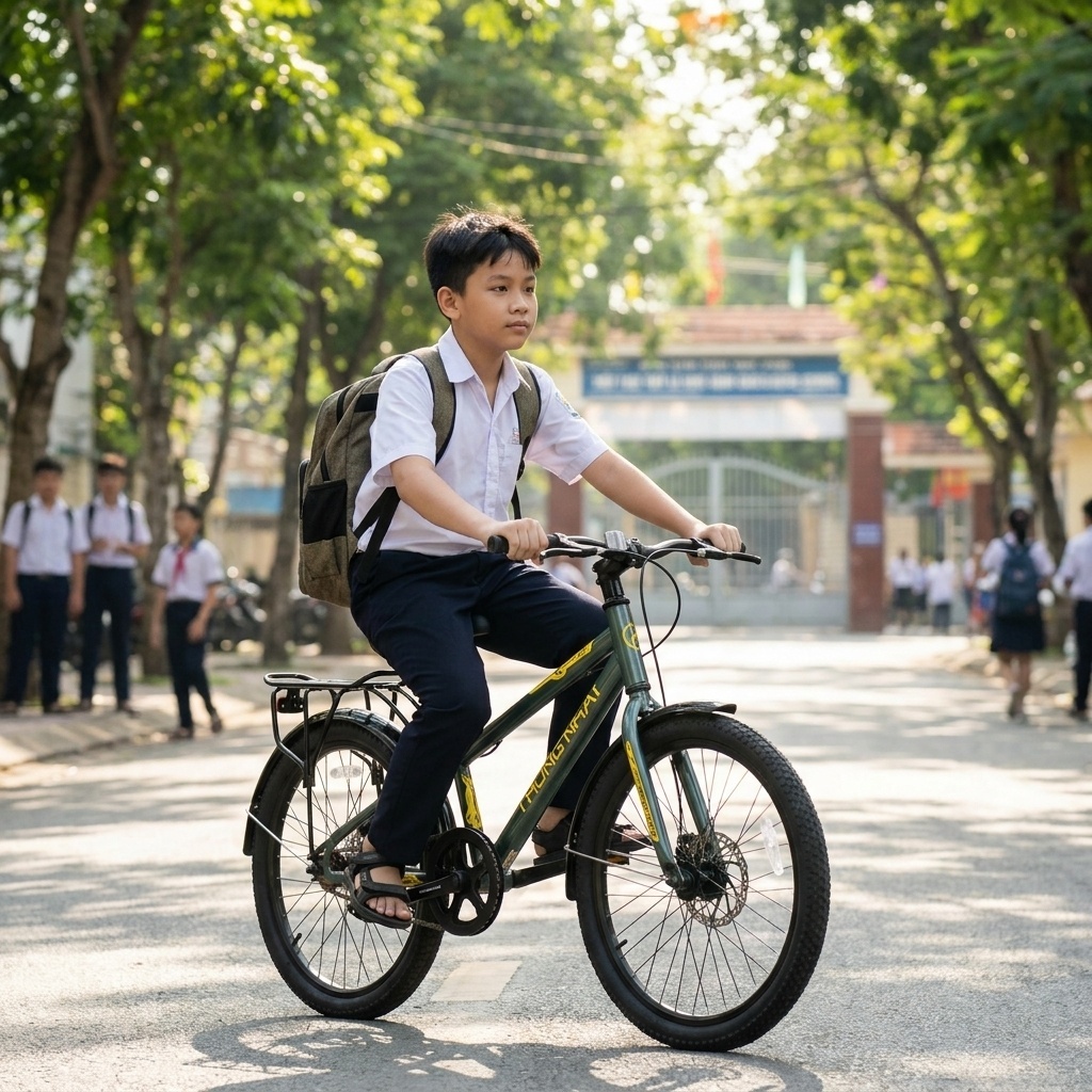 Xe Đạp Trẻ Em Thống Nhất SK20 6-11 Tuổi, Dáng Thể Thao, Khung Thép Siêu Bền (Tặng Kèm Phụ Kiện) Chính Hãng_thumbnail_1