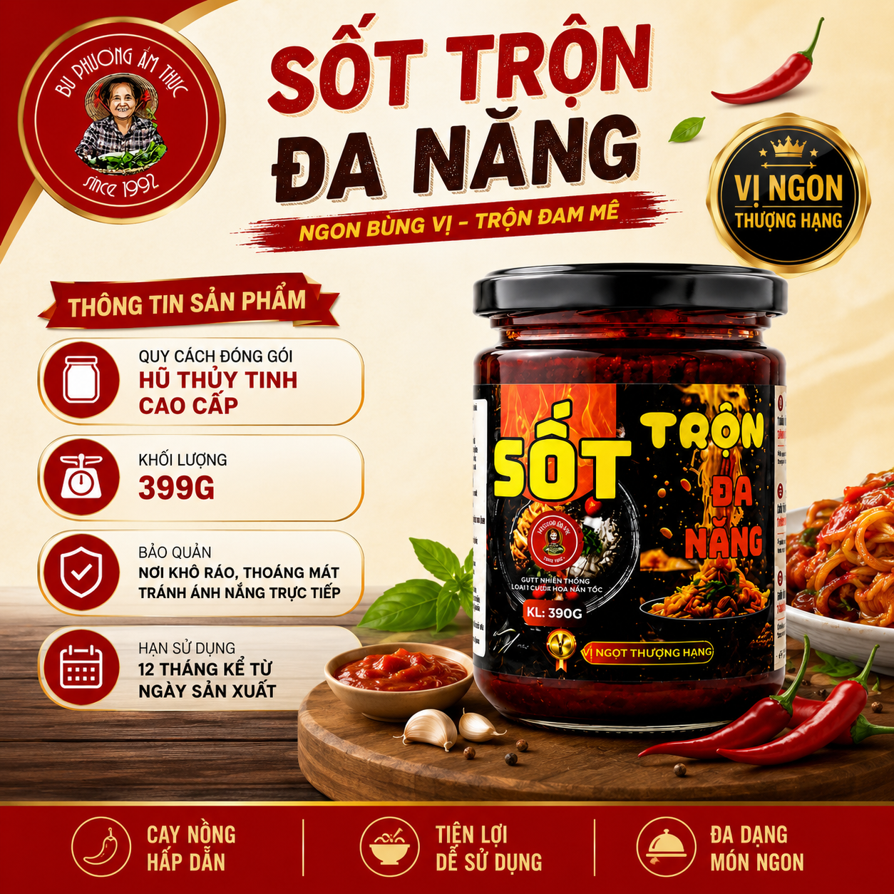 Sốt Trộn Đa Năng Bu Phương 399G – Cơm Trộn Hàn Quốc, Mì Trộn, Gỏi Hải Sản Đậm Vị - BP51_thumbnail_2