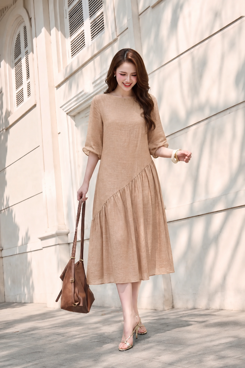 LV028 - VÁY BE DÀI TAY