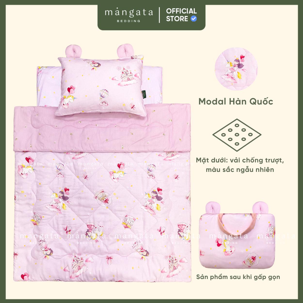 Mẫu Công chúa - Bộ chăn gối gấp gọn đi học_thumbnail_1