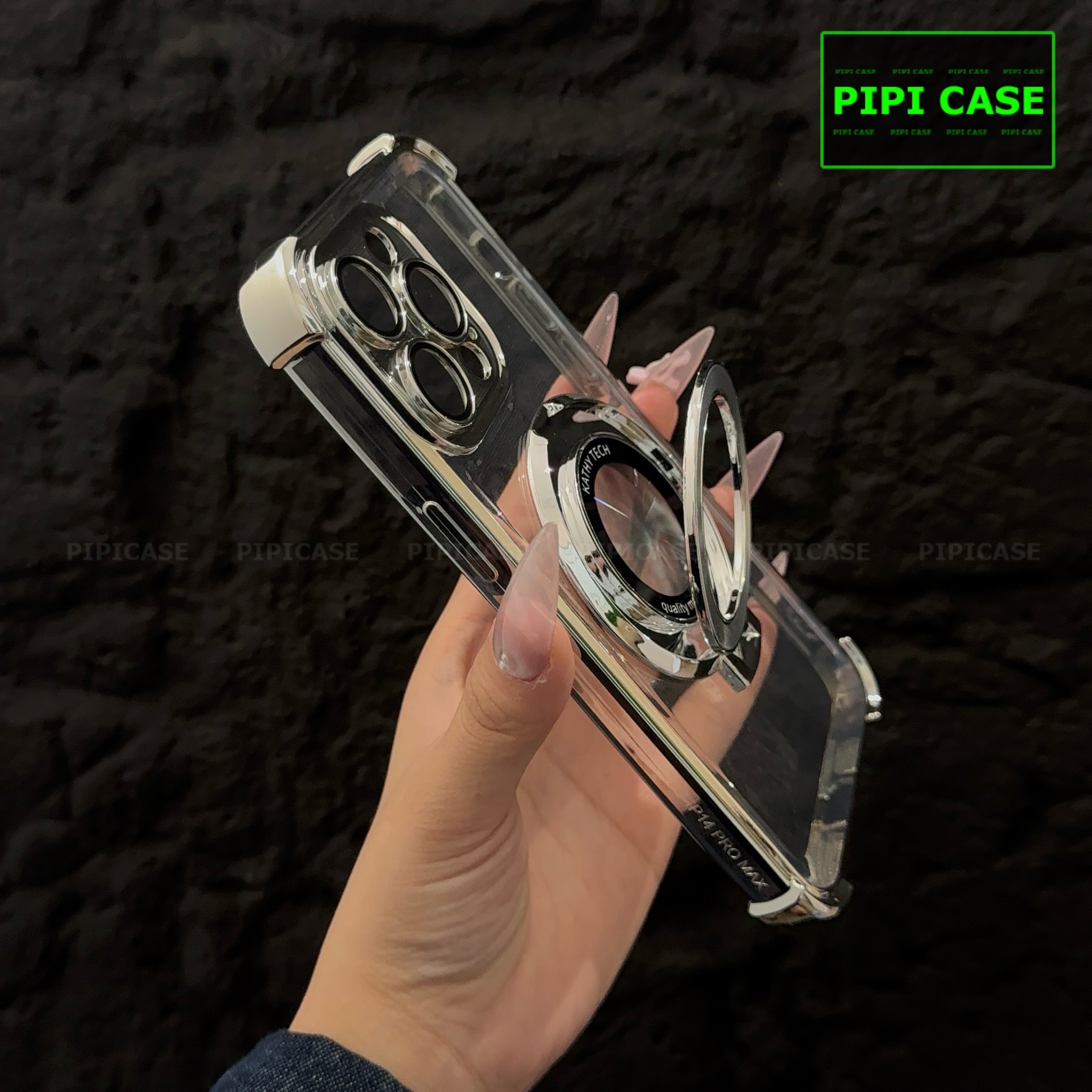 Ốp Lưng iPhone 14 Pro - Ven - Bạc_thumbnail_10