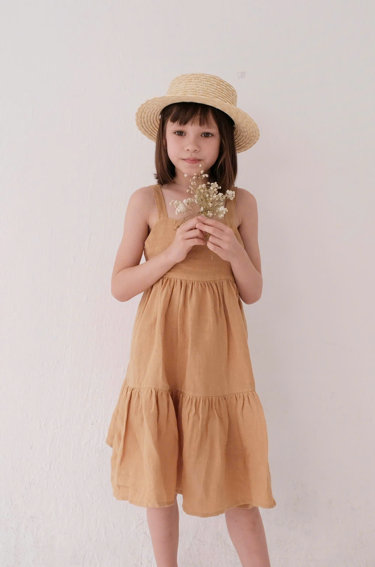 Kite Linen Dress (Váy Hai Dây Linen)