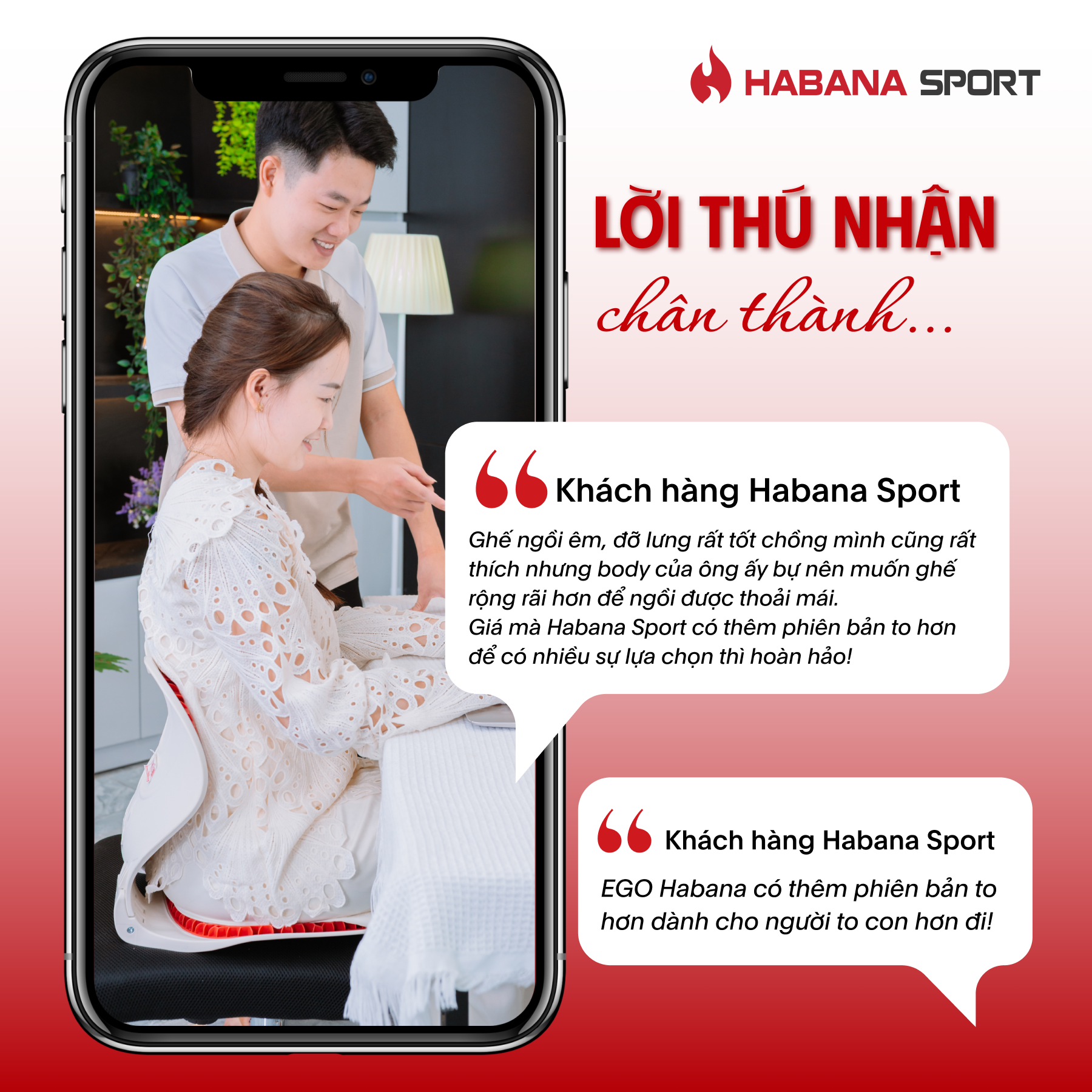 GHẾ CÔNG THÁI HỌC EGO HABANA BIG SIZE: BƯỚC ĐỘT PHÁ TỪ LỜI THÚ NHẬN CHÂN THÀNH