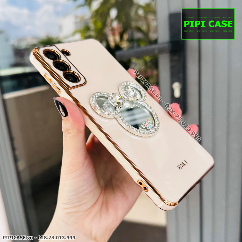 Ốp Lưng Samsung S21 Plus 5G - Mic Gương - Vàng_thumbnail_3