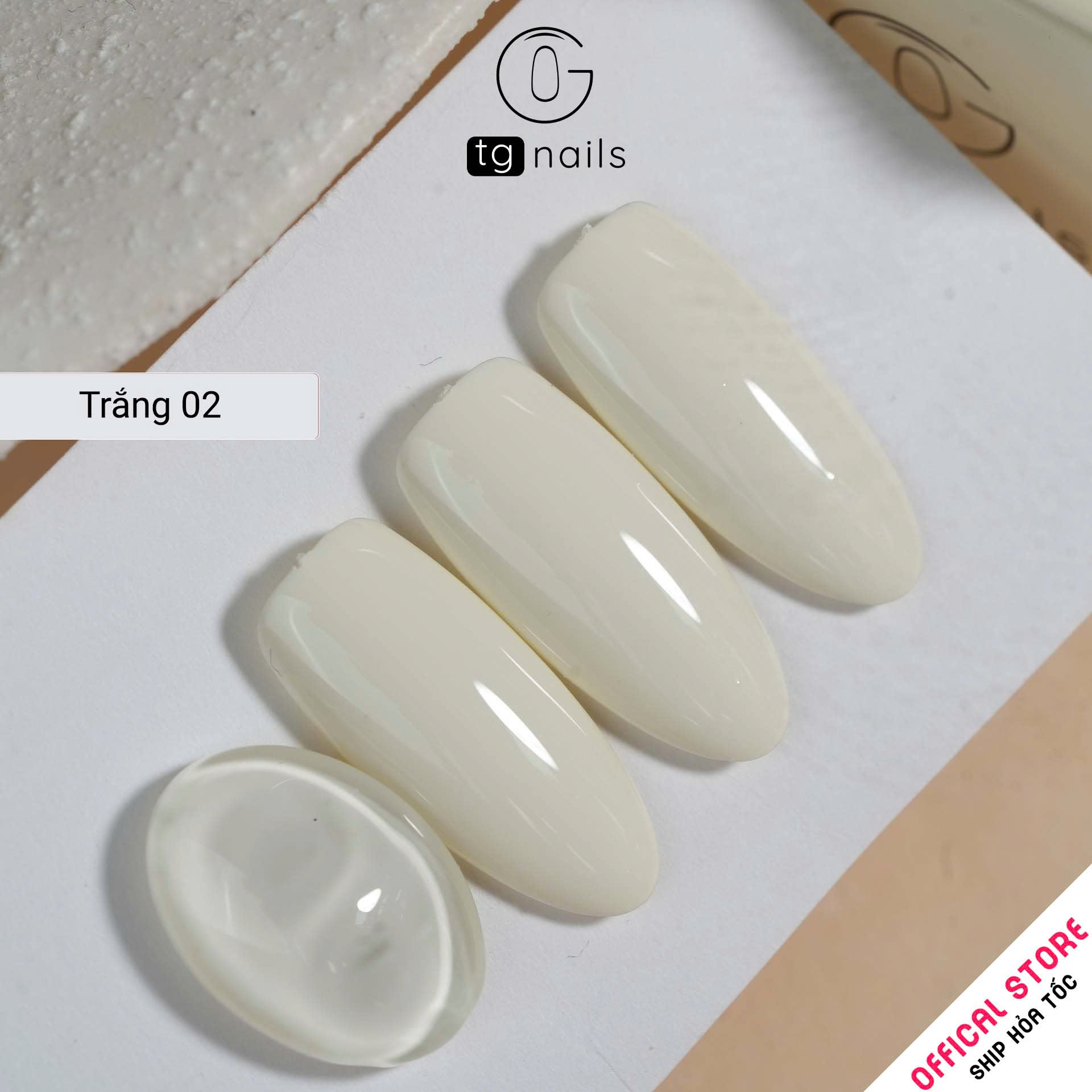 Sơn gel Trắng chai 10g TG Nails_thumbnail_3