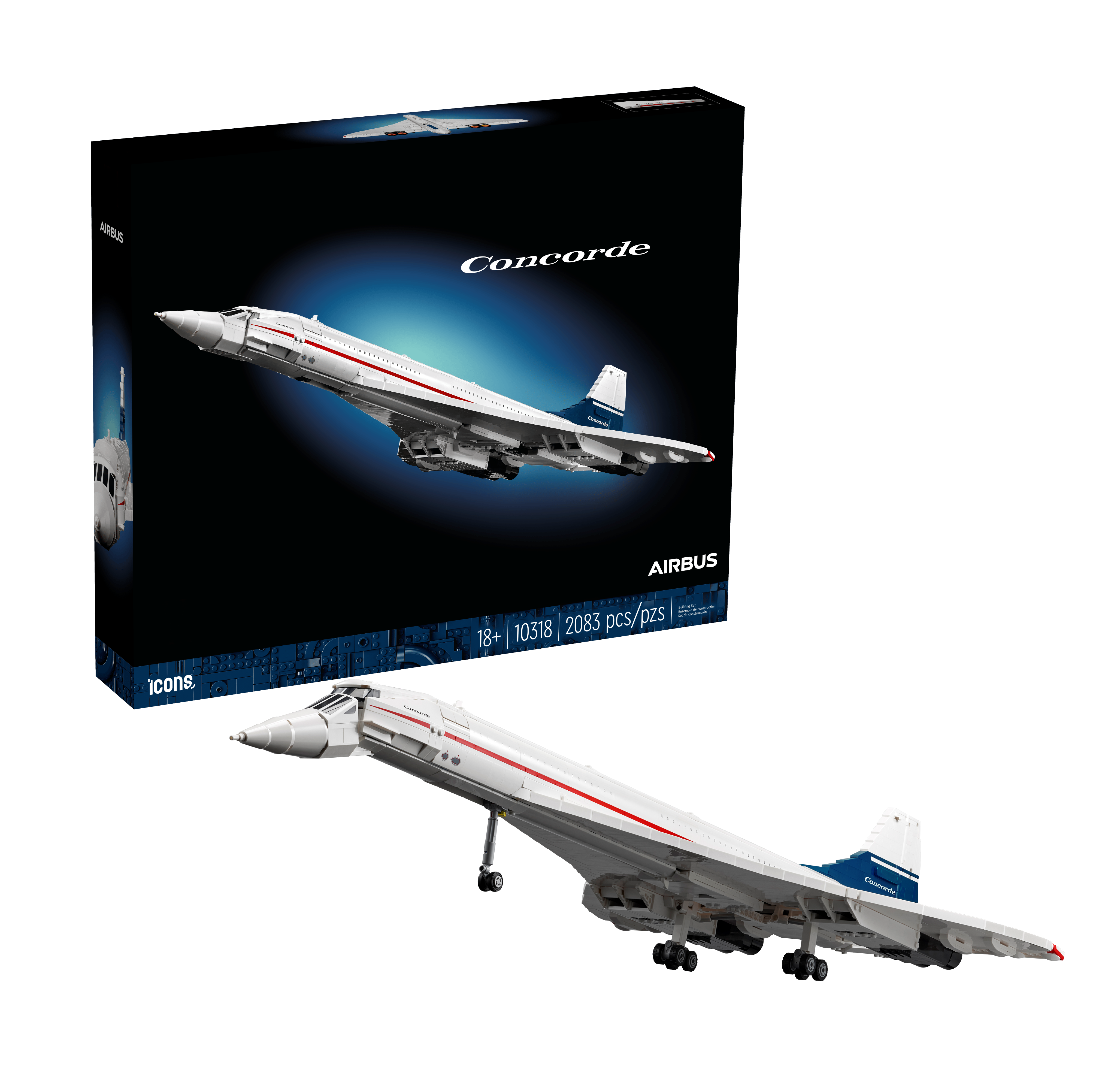 Mô Hình Lắp Ráp Non LEGO Concorde