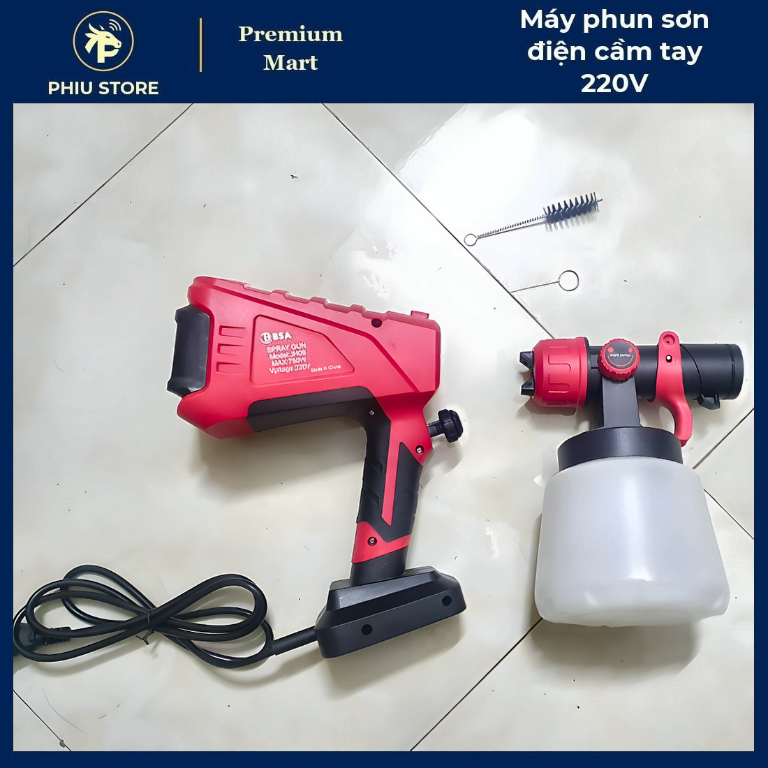 Máy Phun Sơn Điện Cầm Tay 220V 400W/650W - Phun Được Sơn Nước Và Sơn Dầu_thumbnail_3