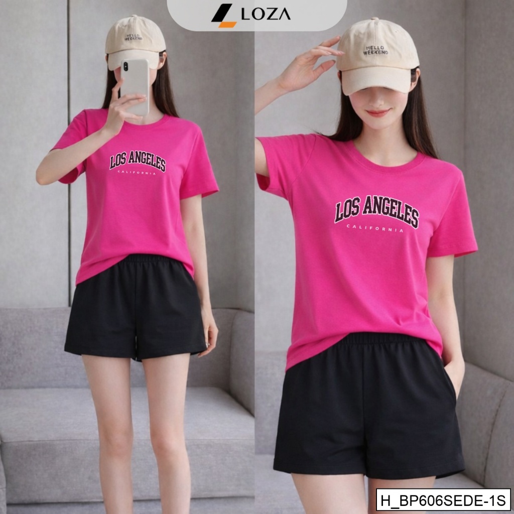 [XẢ KHO BỘ FORM RỘNG] -  Bộ quần áo thun nữ dáng rộng nhiều hình in - LOZA XB013_thumbnail_6
