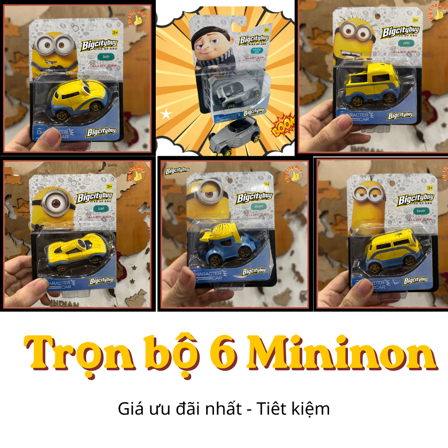 Đồ chơi Mô Hình Ô Tô Hot Wheels Minion Hợp Kim The Rise of Gru Xe Bob Gru Alloy Car Cho Bé Bigcitybuy_thumbnail_7