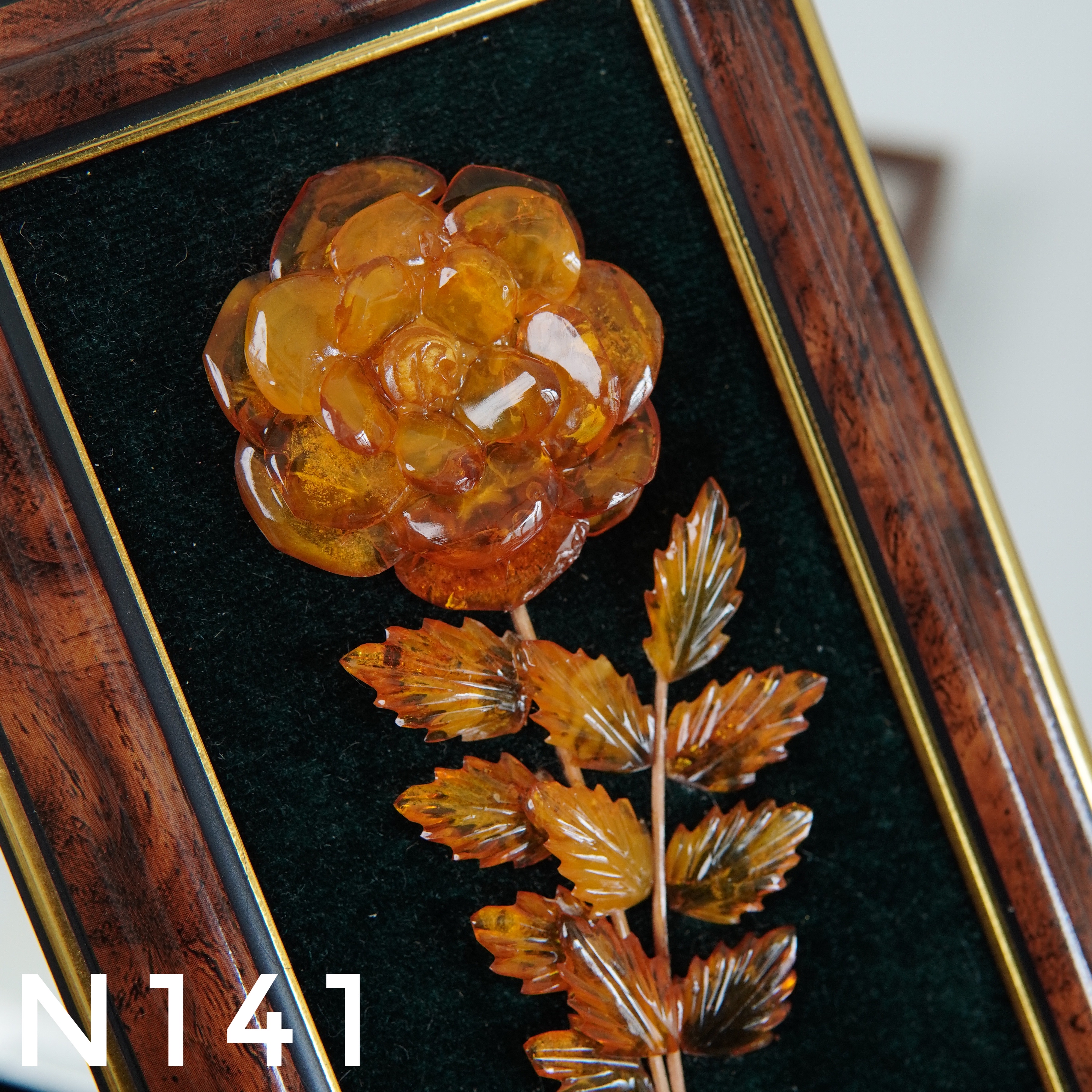 Tranh Hổ Phách Hoa Hồng – N141_thumbnail_2