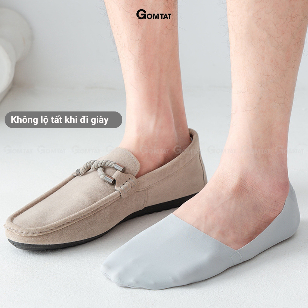 [MUA 10 TẶNG 2] Combo 10 đôi tất tàng hình nam GOMTAT có đệm silicone chống tuột gót - UYE-7010-CB12_thumbnail_4
