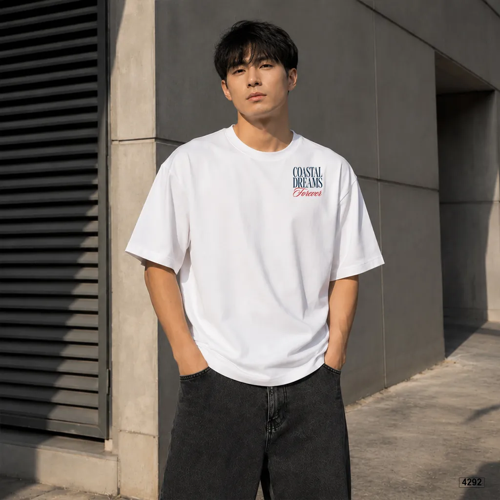 Áo thun   ATD4292 Polux tay ngắn Vải cotton Cổ tròn  in graphic_thumbnail_4