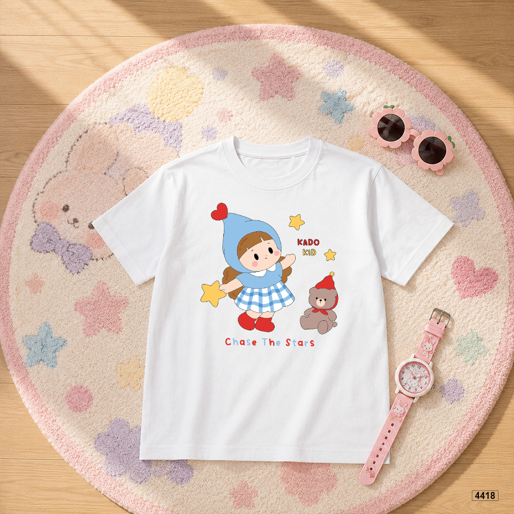 Áo thun bé gái form rộng the stars Hàn Quốc Kado 4418_thumbnail_6