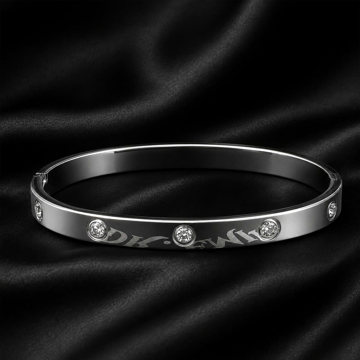 Vòng tay titan cuff full kim cương trắng 5mm_thumbnail_2