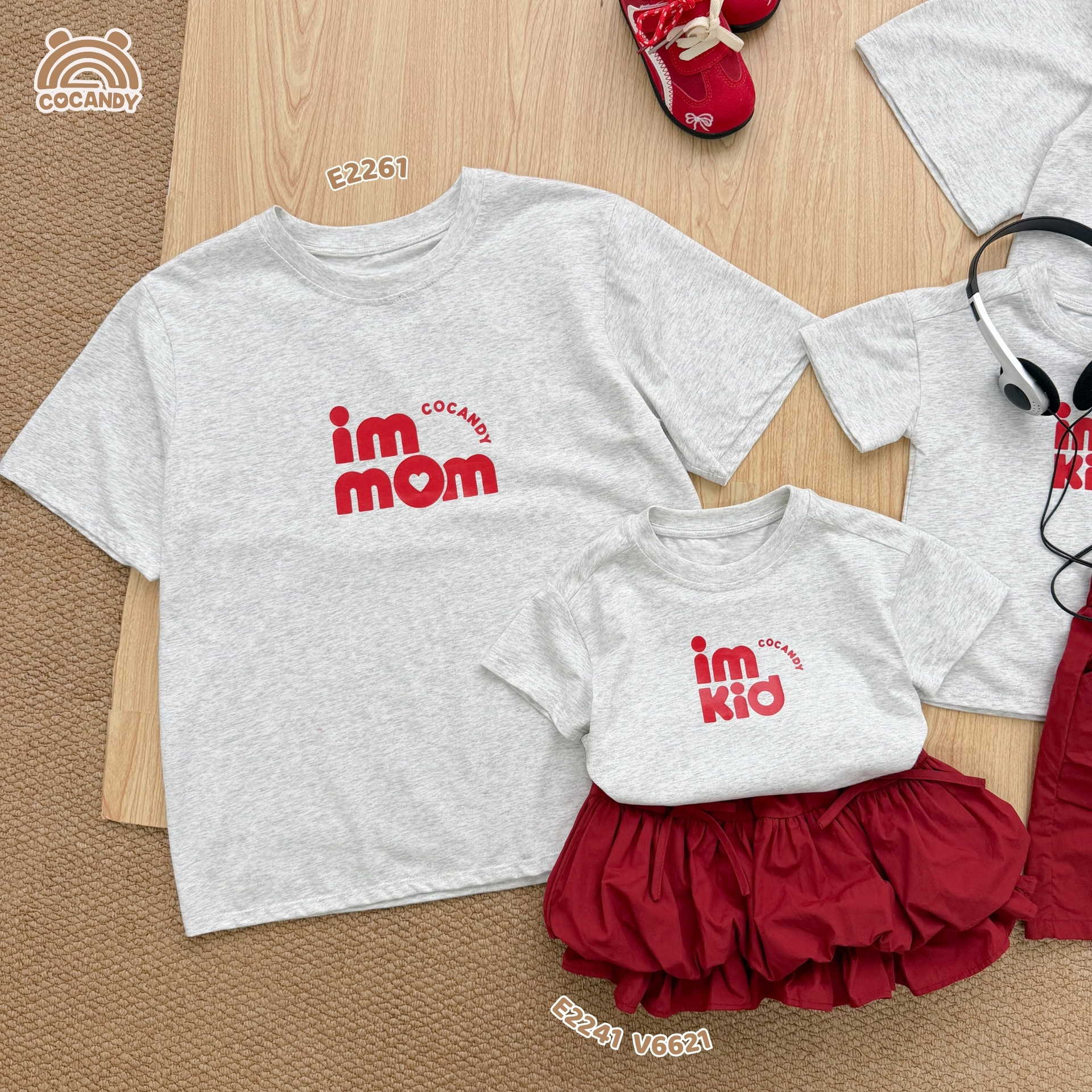 Áo cộc cotton XÁM 