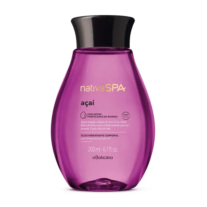 NATIVA SPA OLEO HIDRATANTE CORPORAL DE ACAI, 200ml