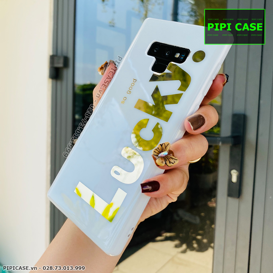 Ốp Lưng Samsung Note 9 - Lucky - Trắng_thumbnail_1