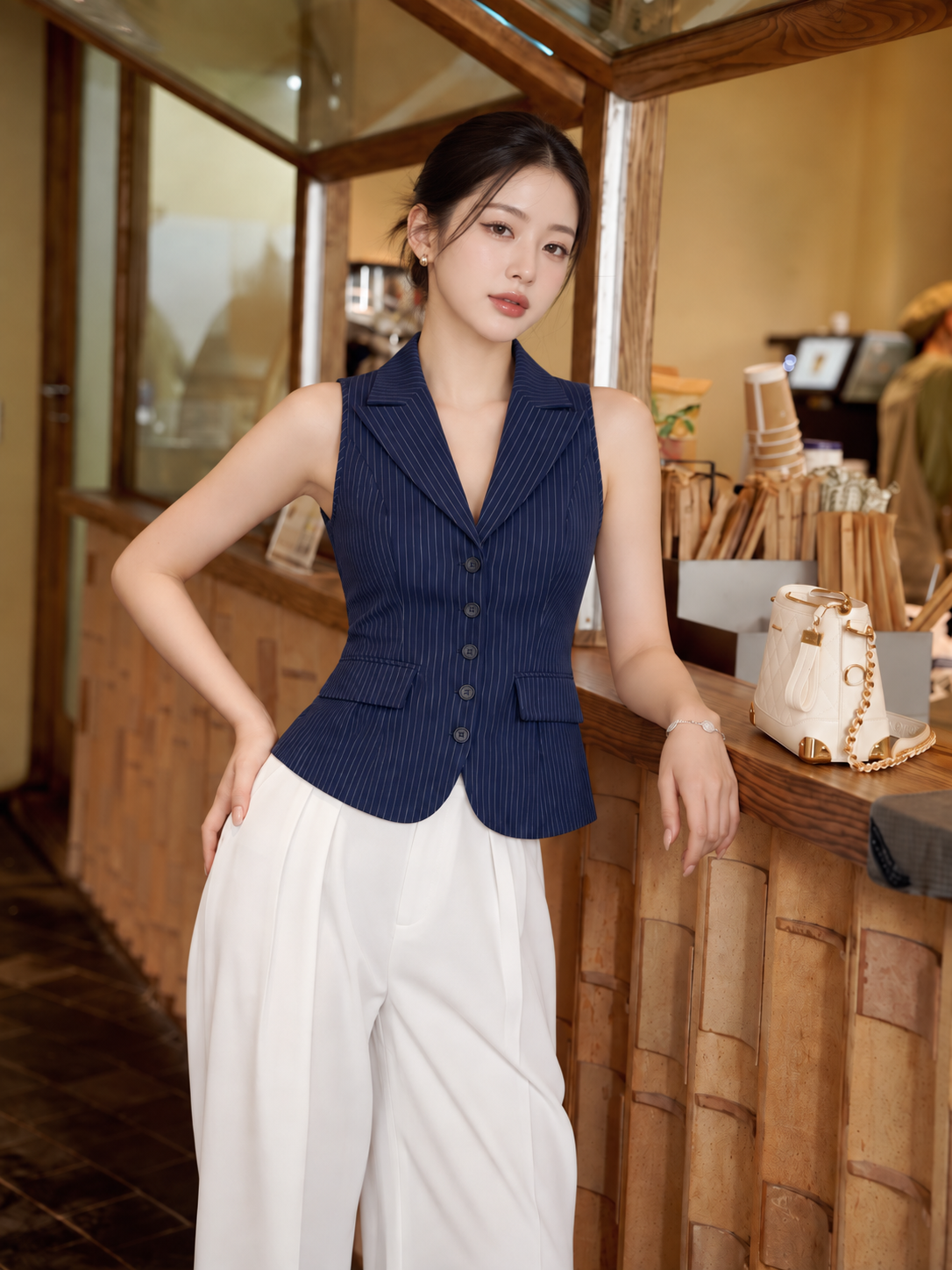 Áo vest gile kẻ 26122 tím than_thumbnail_3