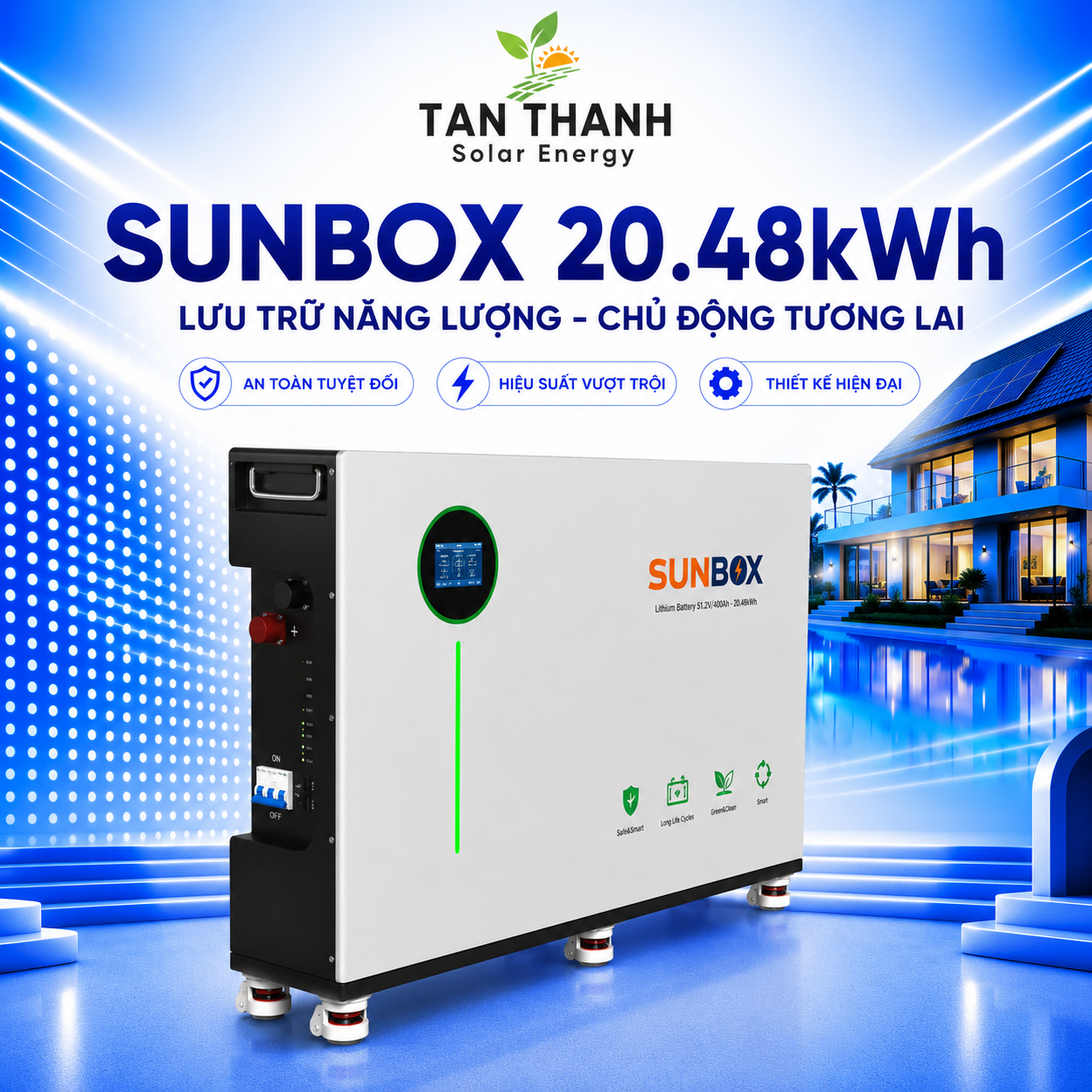 Pin Lưu Trữ Sunbox 20.48kW