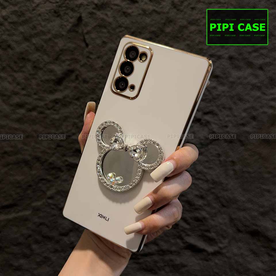 Ốp Lưng Samsung Note 20 5G - Mic Gương - Trắng_thumbnail_4