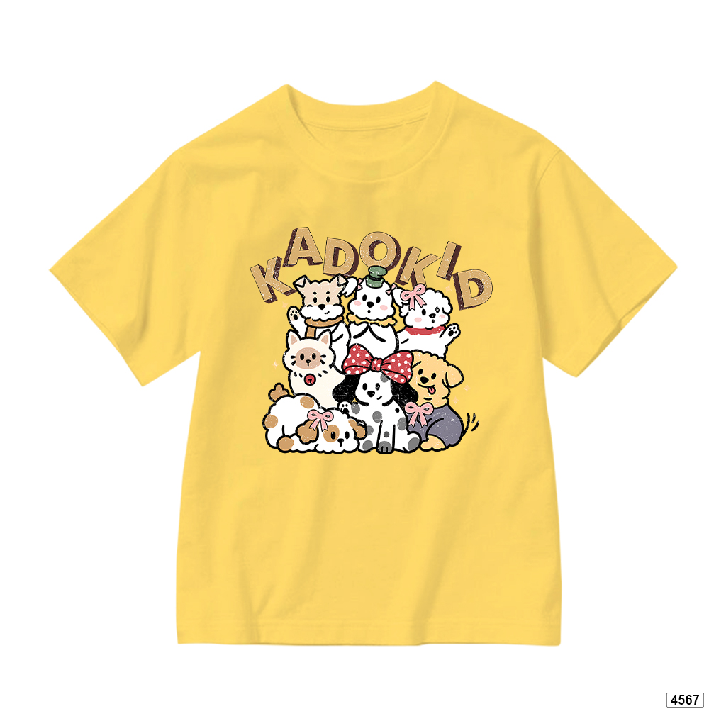 Áo thun bé gái form rộng gia đình mèo Kado 4567_thumbnail_0