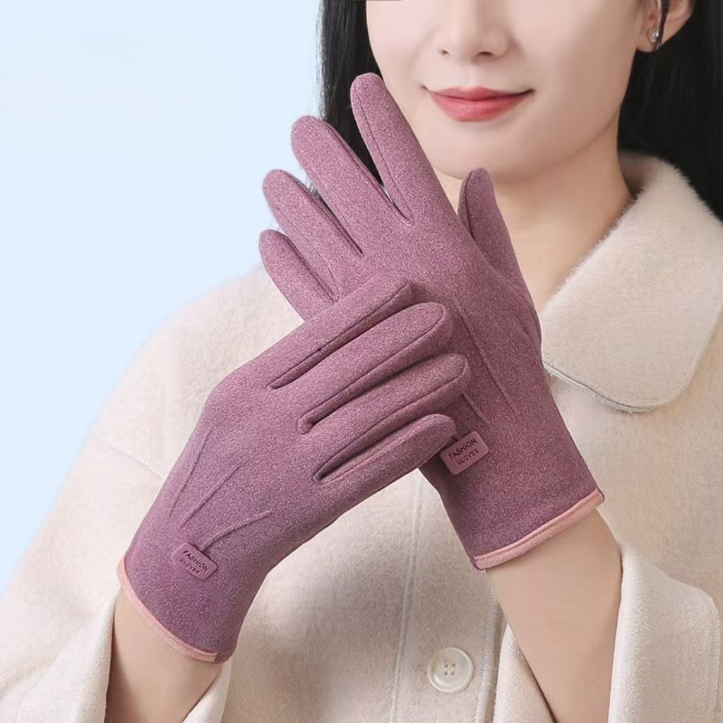 Bao Tay Nữ Cao Cấp Dày Dặn Chống Nắng UV, Găng Tay Thu Đông_thumbnail_4