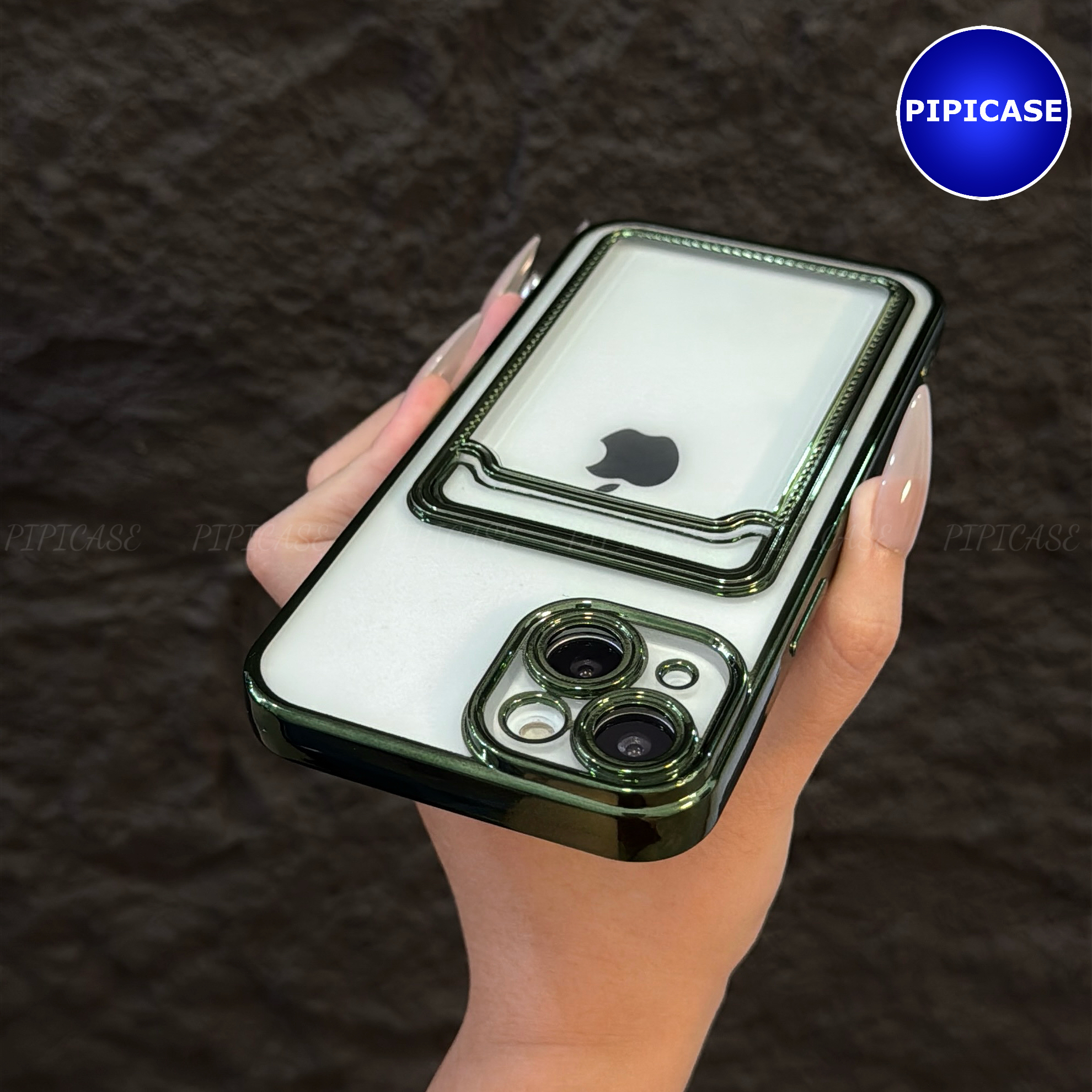 Ốp Lưng iPhone 14 - Ốp Thẻ - Xanh Lá_thumbnail_6