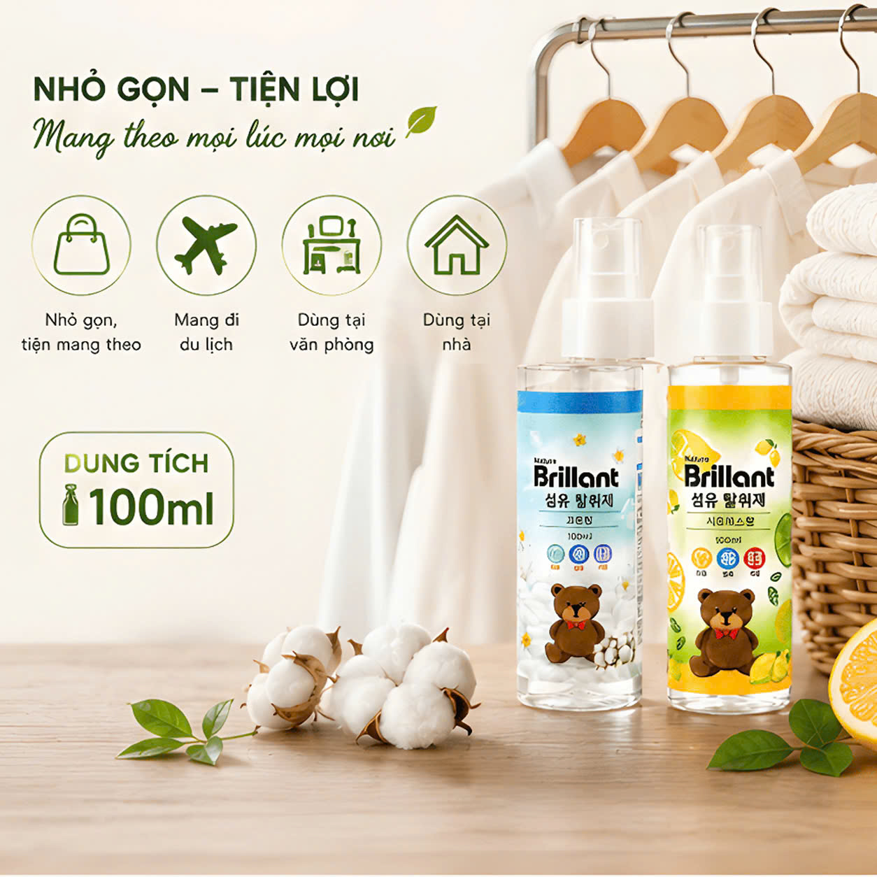 Combo 2 Chai Xịt Thơm Quần Áo Nature Brillant_thumbnail_7