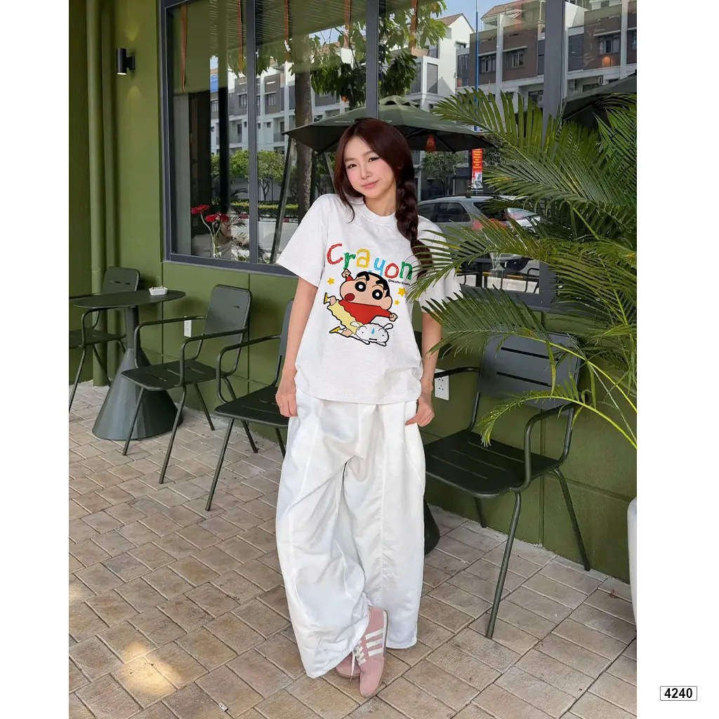 Áo thun boxy unisex chất vải xước hoạt hình Shiin Miucho 4240_thumbnail_3