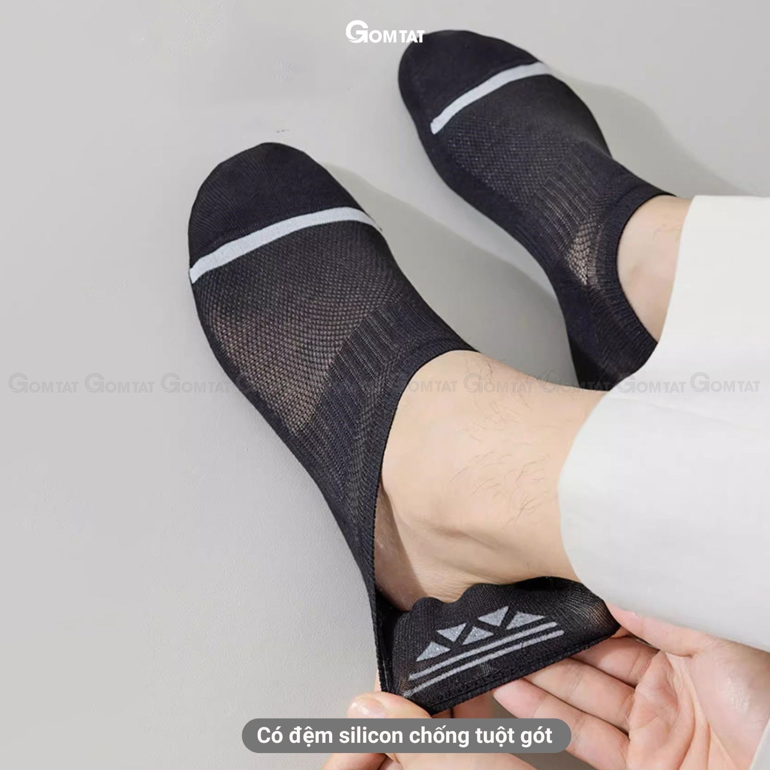 Combo 7 đôi tất ngắn nam chống tuột gót GOMTAT, vớ nam đi giày lười cotton mềm mại MIA-A080-CB7_thumbnail_8