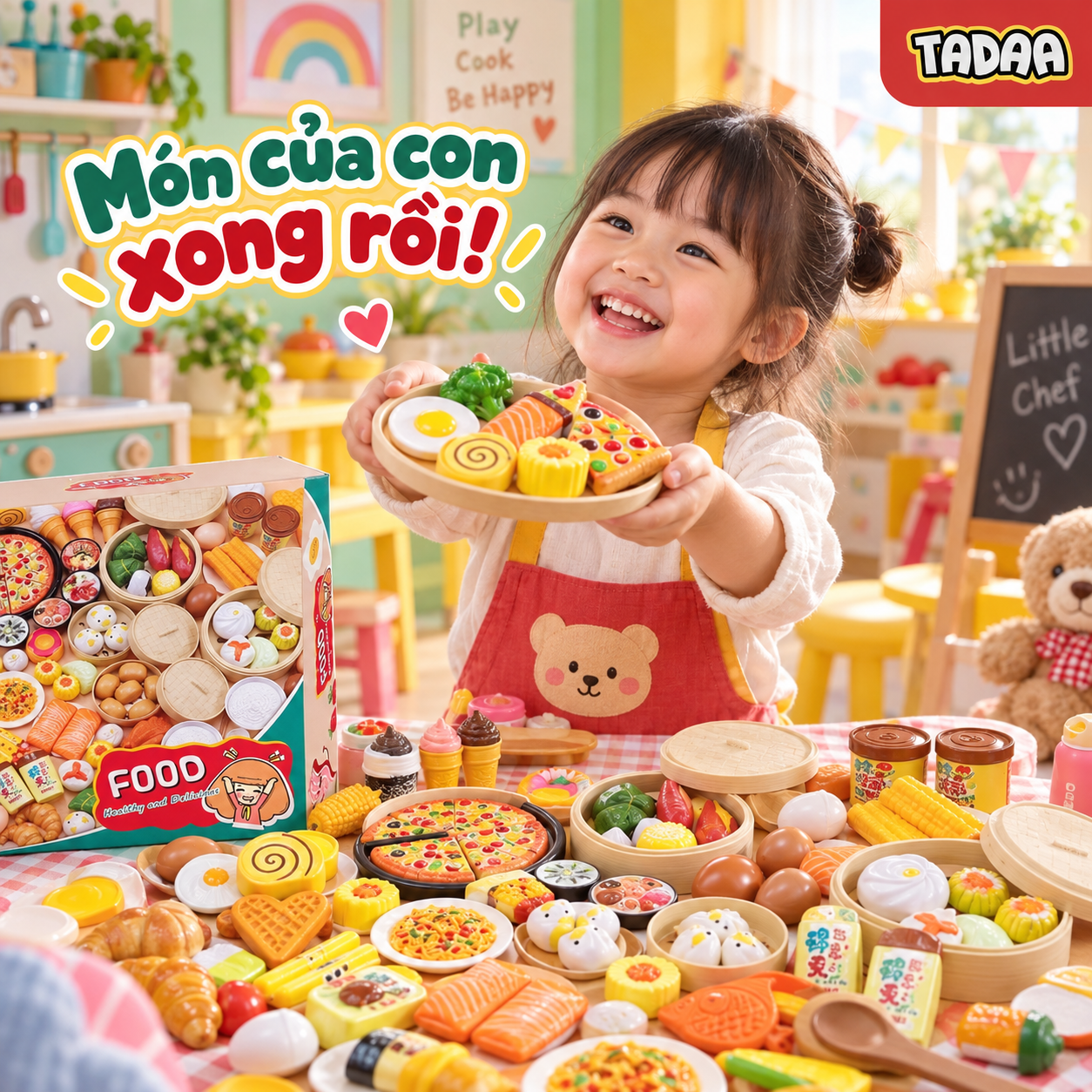 Bộ đồ chơi nấu ăn 88 chi tiết – Bé Làm Đầu Bếp_thumbnail_0
