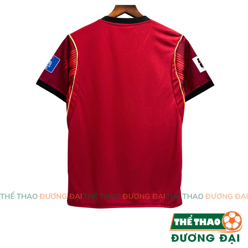 Quần Áo Bóng Đá Brasil Đỏ Đô 26/27 Thun Mè Thoáng Khí Thể Thao Đương Đại_thumbnail_1