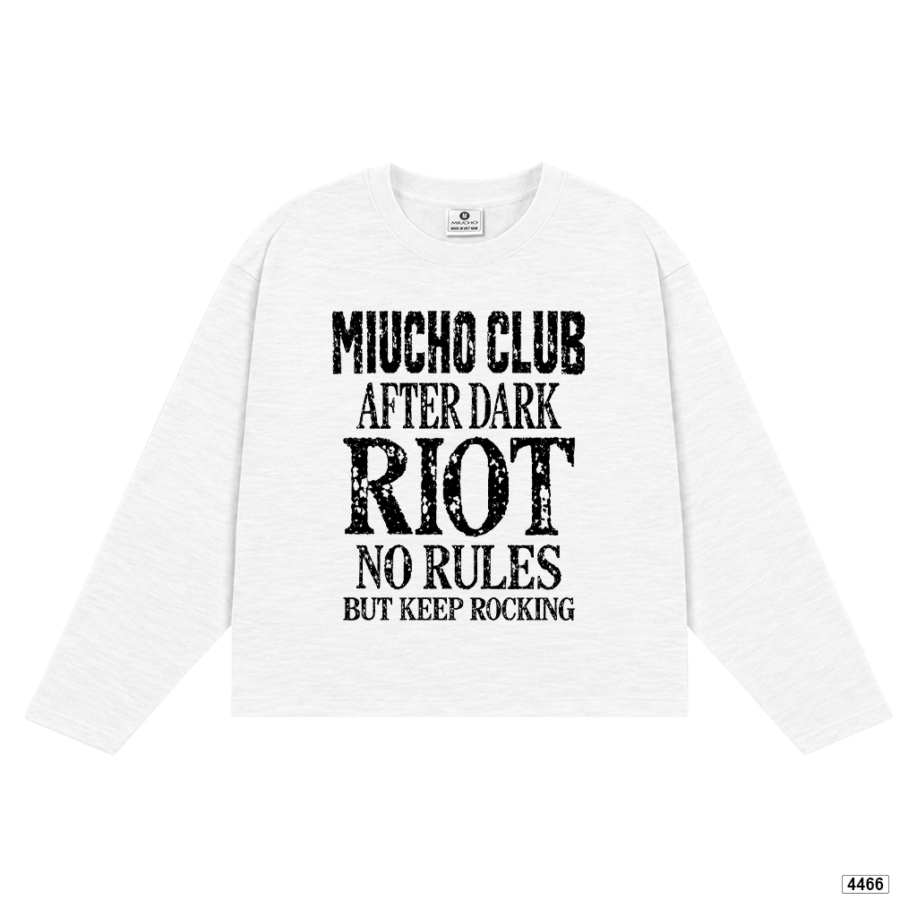 Áo thun tay dài form boxy cotton xược Hàn Quốc Miucho 4466_thumbnail_0