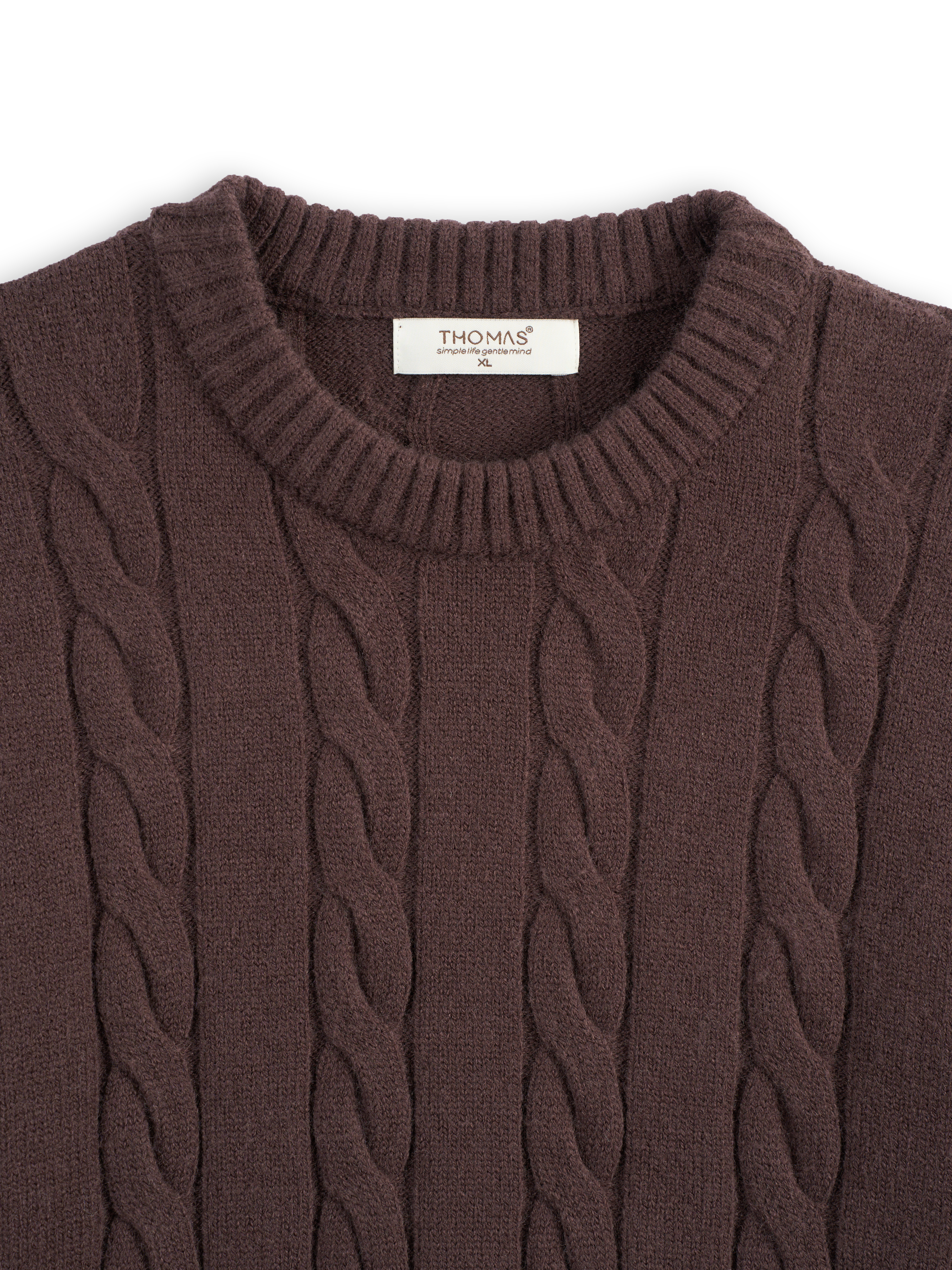Áo Sweater Twisted-Wool Sợi Viscose Form Relaxed_thumbnail_23