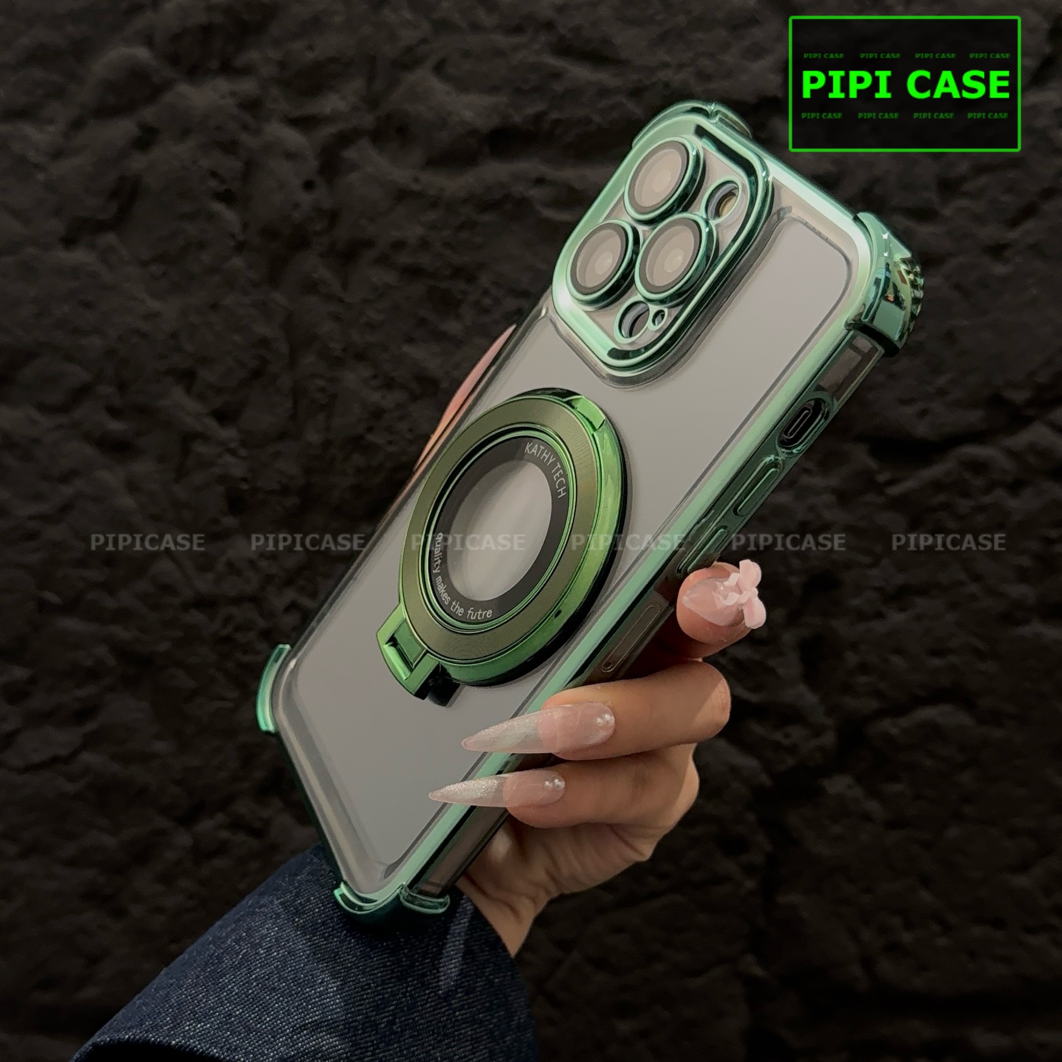 Ốp Lưng iPhone 15 Pro - Ven - Xanh lá_thumbnail_14
