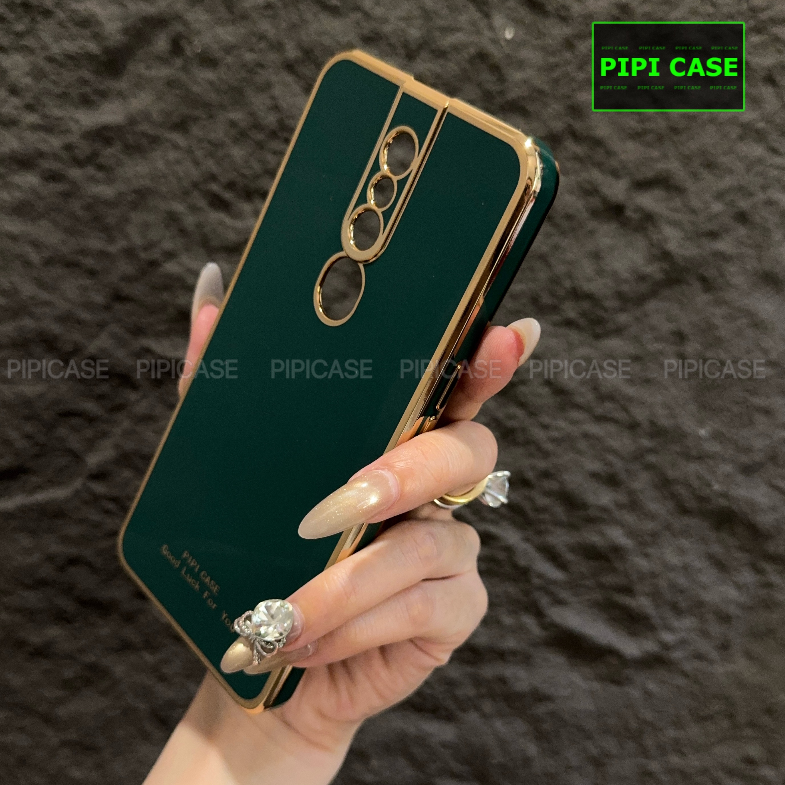 Ốp Lưng Oppo F11 Pro - Royal - Xanh Lá