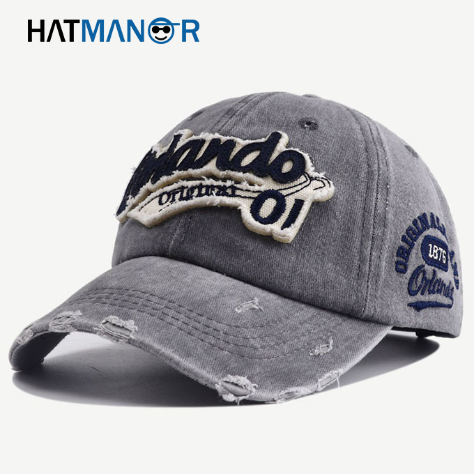 Mũ lưỡi trai classic vintage chữ thêu ORLANDO HZ2611_thumbnail_3