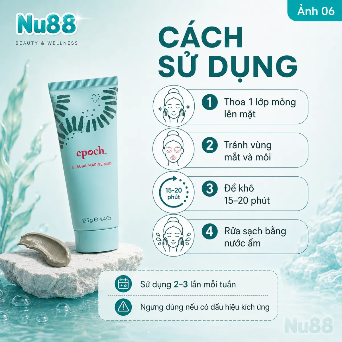 Mặt Nạ Bùn Biển Tự Nhiên Epoch Glacial Marine Mud (125 g)_thumbnail_8