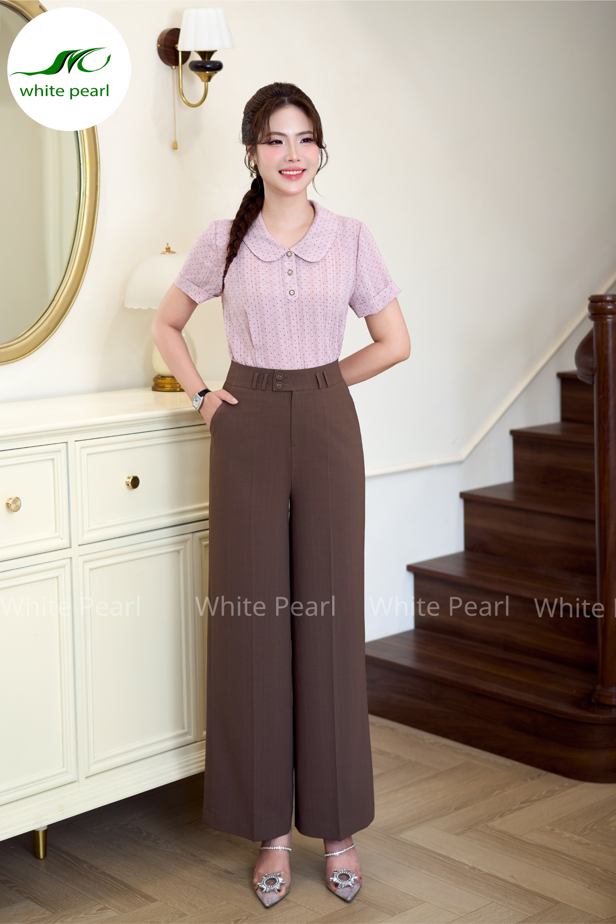 Quần Suông Không Ly Nút Đôi_thumbnail_2
