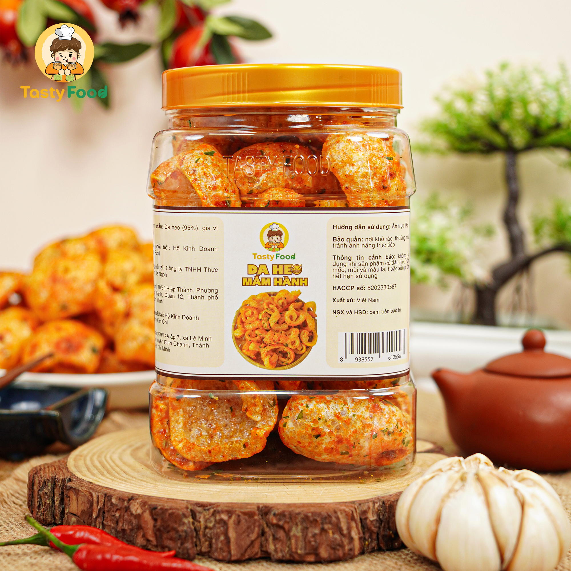 Da heo mắm hành Tasty Food- Hũ vuông 250g
