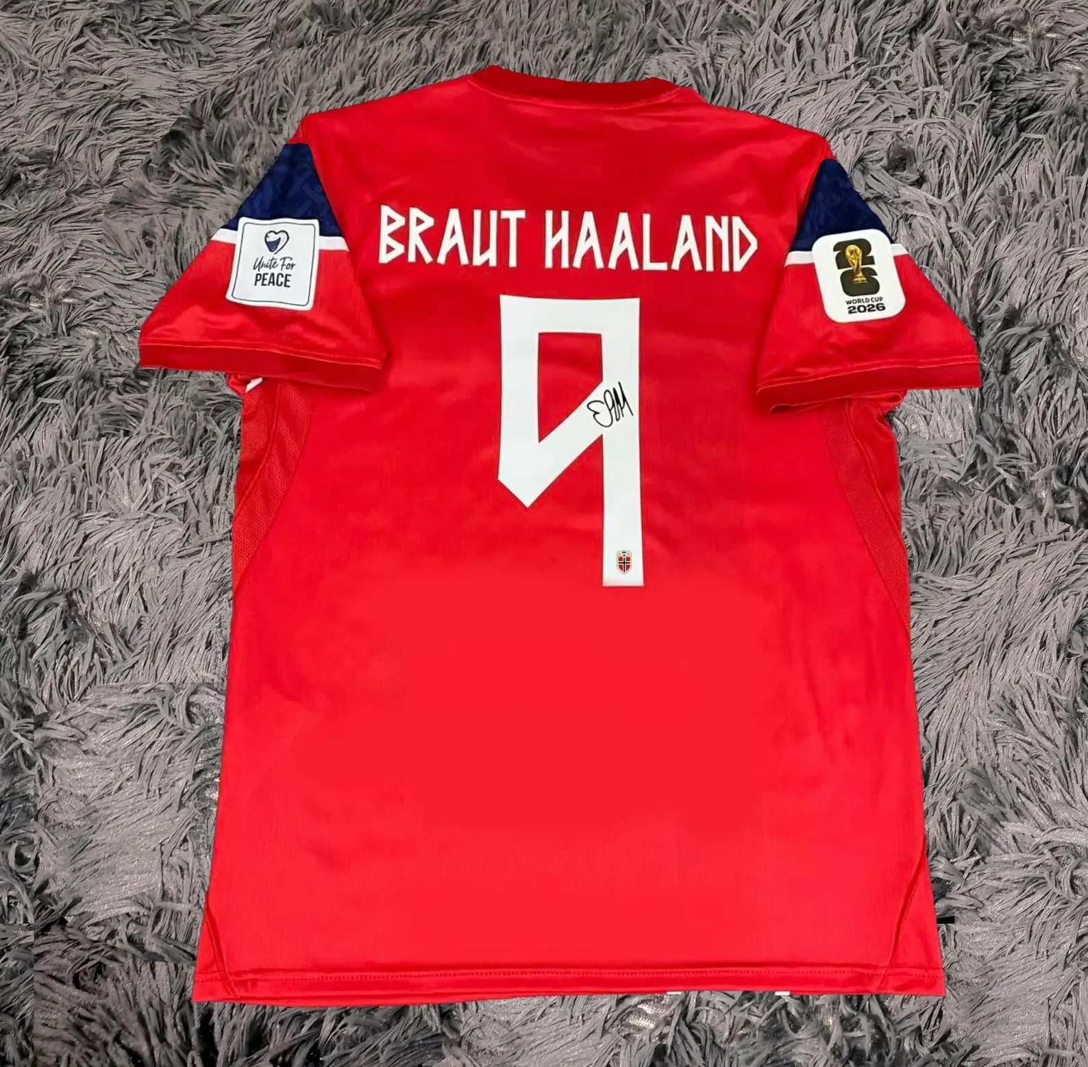 Erling Haaland Signed Norway World Cup 2026 Home Jersey | Authentic Autograph + COA