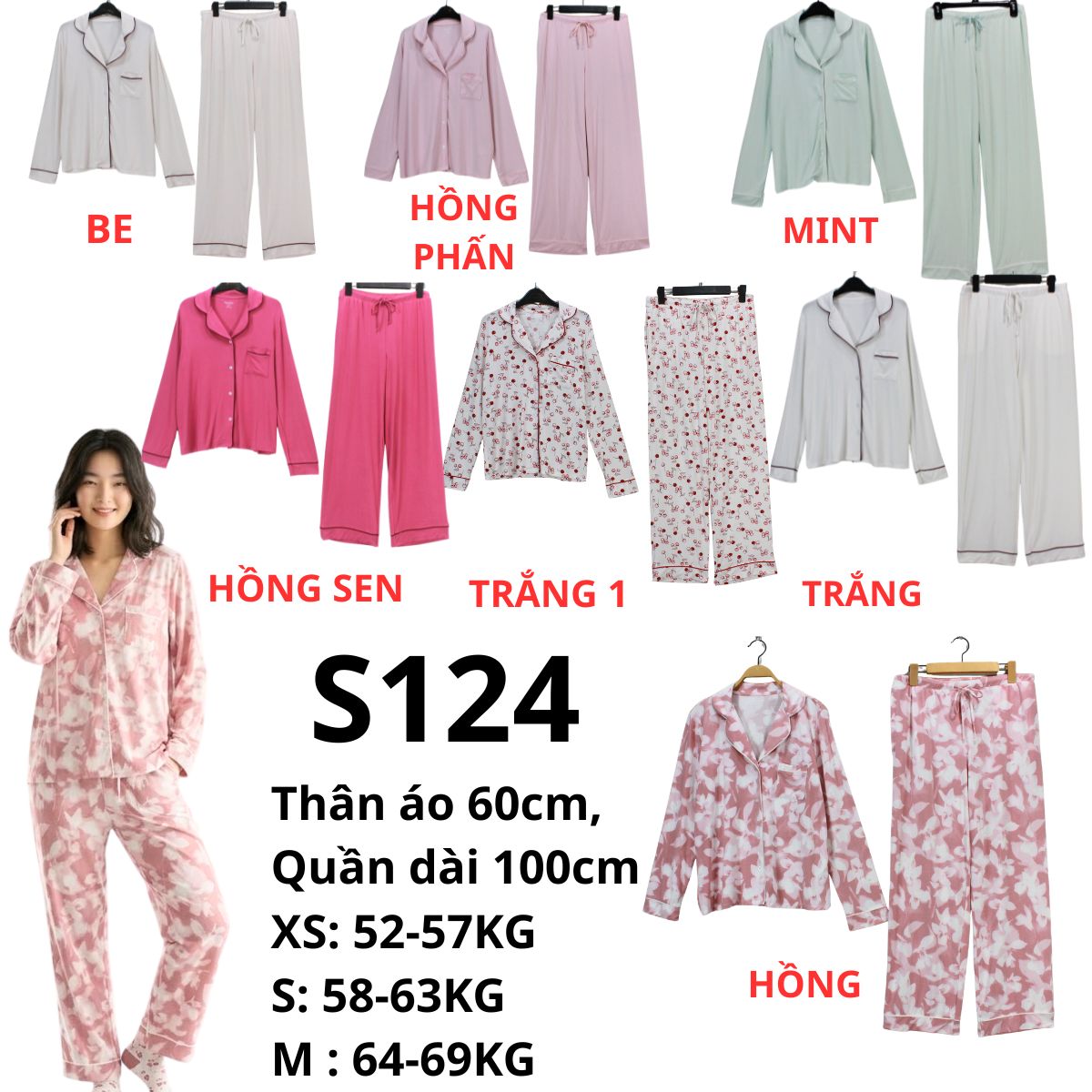 S124 - Sét Pizama xịn