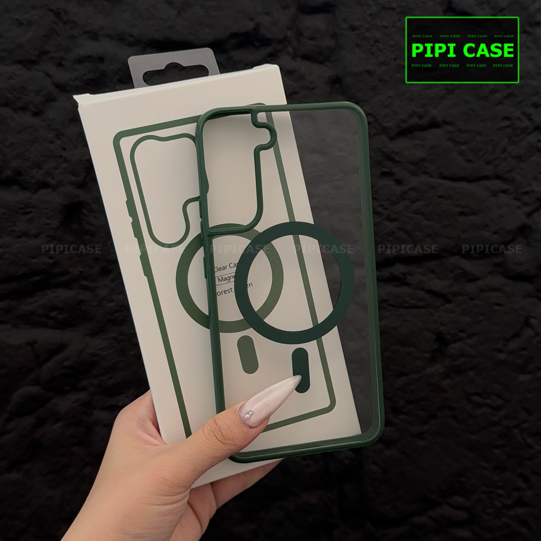 Ốp Lưng Samsung S22 Plus 5G - Chic - Xanh Lá_thumbnail_1