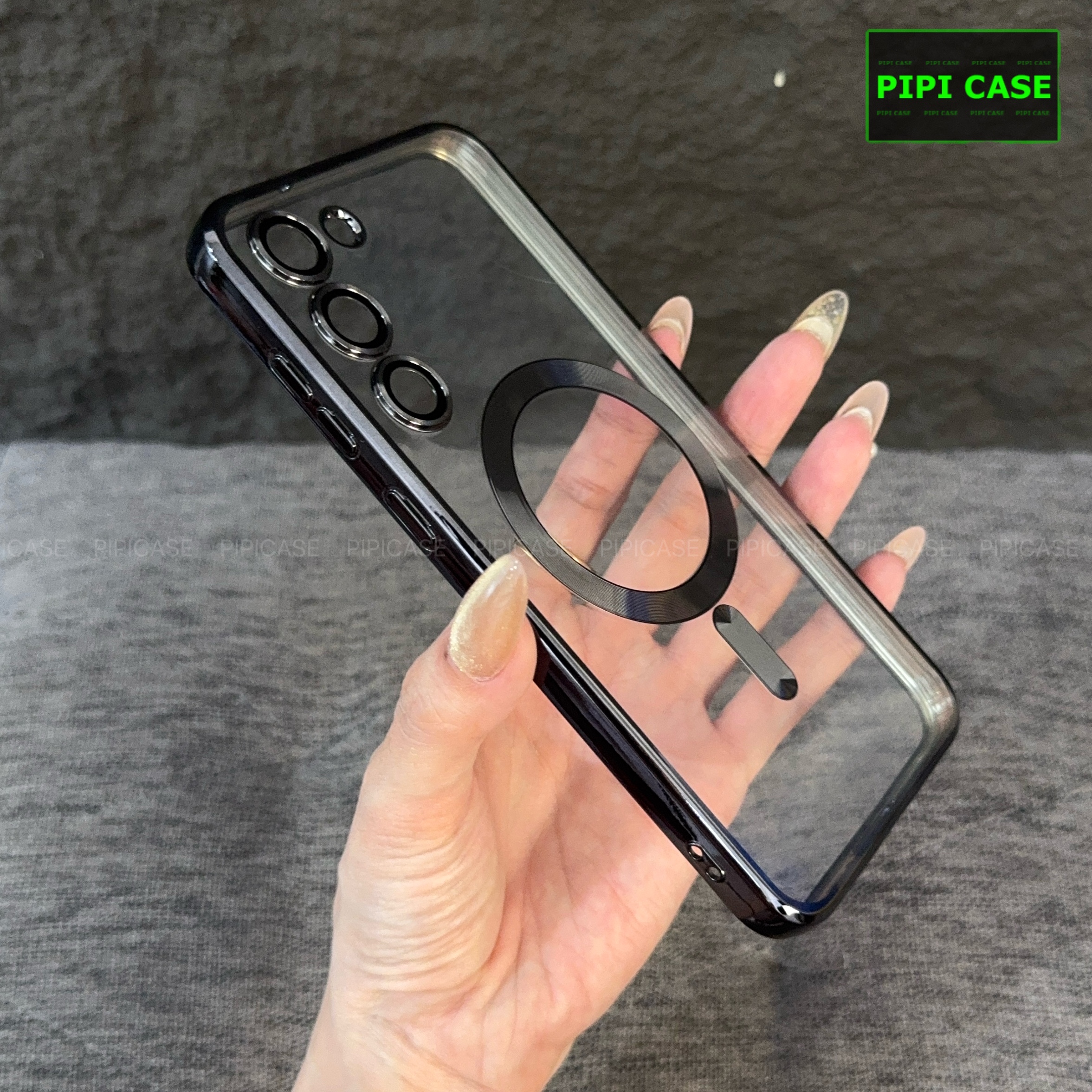 Ốp Lưng Samsung S23 5G - Ticker - Đen
