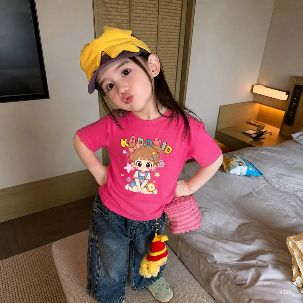 Áo thun bé gái form rộng Kado Kid Cute Girl Kado 4324_thumbnail_5